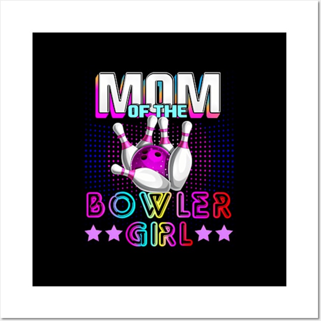 Mom Of The Bowler Family Bowling Wall Art by Sink-Lux